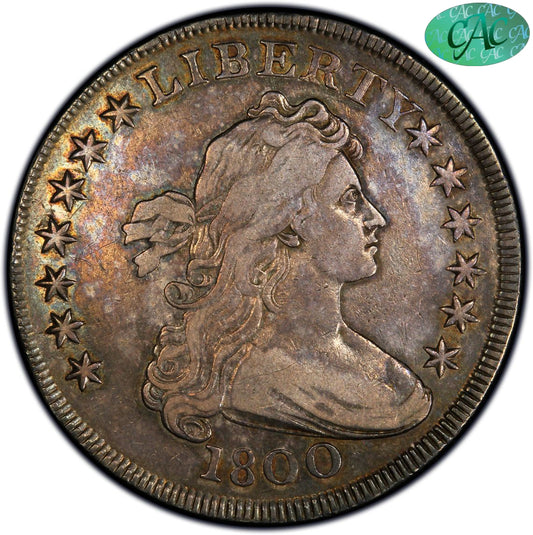 1800 $1 B-2 BB-182 VF35 PCGS CAC EX HESSELGESSER $1