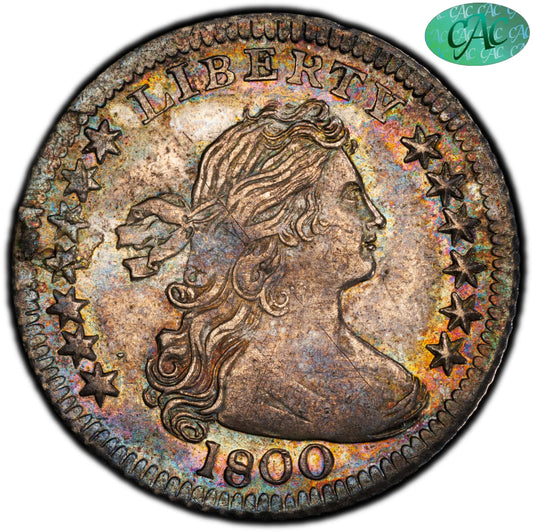 1800 H10C LIBEKTY MS63 + PCGS CAC H10C