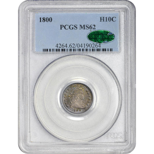 1800 H10C MS62 PCGS CAC - Paradime Coins | PCGS NGC CACG CAC Rare US Numismatic Coins For Sale