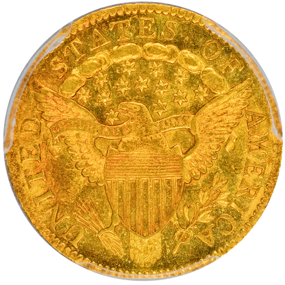 1802/'1' $2.5 MS63 PCGS CAC REVERSE