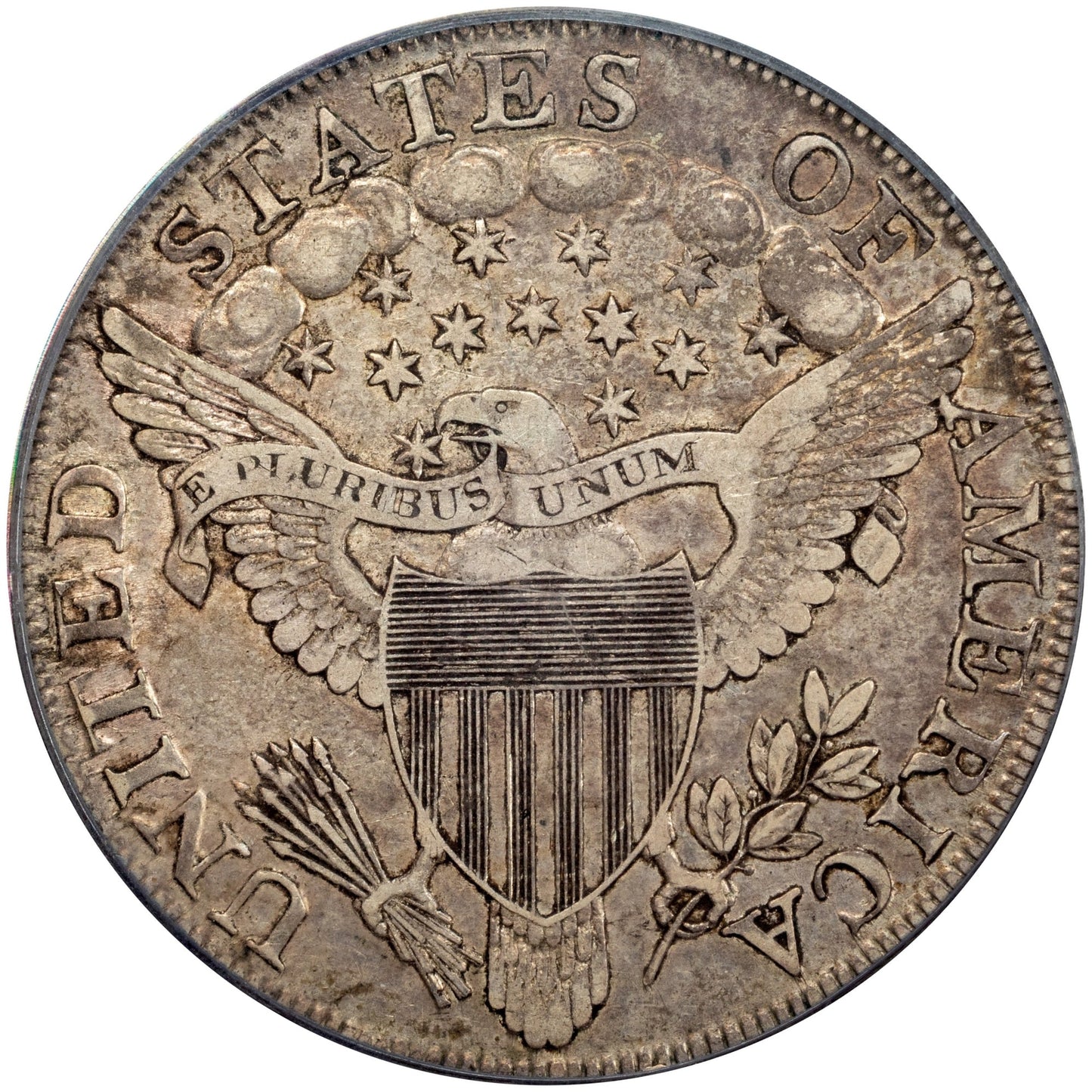 1802 $1 XF40 PCGS CAC REVERSE