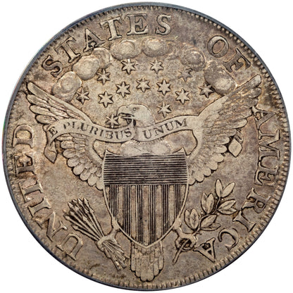 1802 $1 XF40 PCGS CAC REVERSE