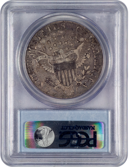 1802 $1 XF40 PCGS CAC REVERSE HOLDER