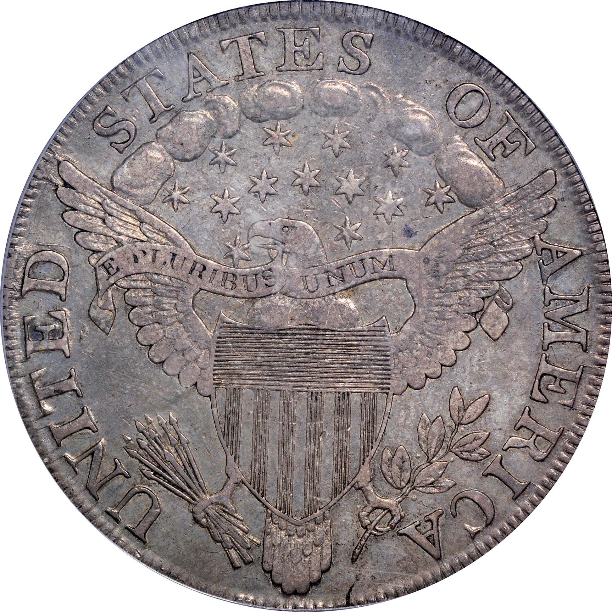 1803 $1 LARGE VF35 PCGS CAC REVERSE