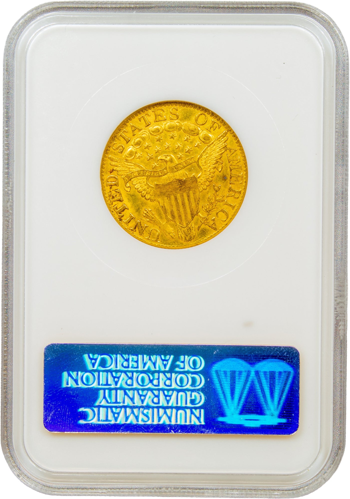 1803/2 $5 MS61 NGC OH CAC REVERSE HOLDER