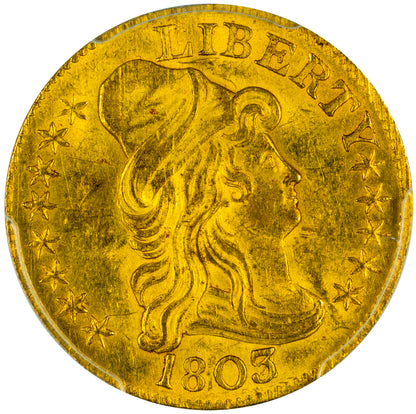 1803/2 $5 MS61 PCGS CAC