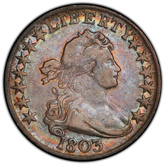 1803 50C LARGE 3 XF45+ PCGS CAC - Paradime Coins | PCGS NGC CACG CAC Rare US Numismatic Coins For Sale