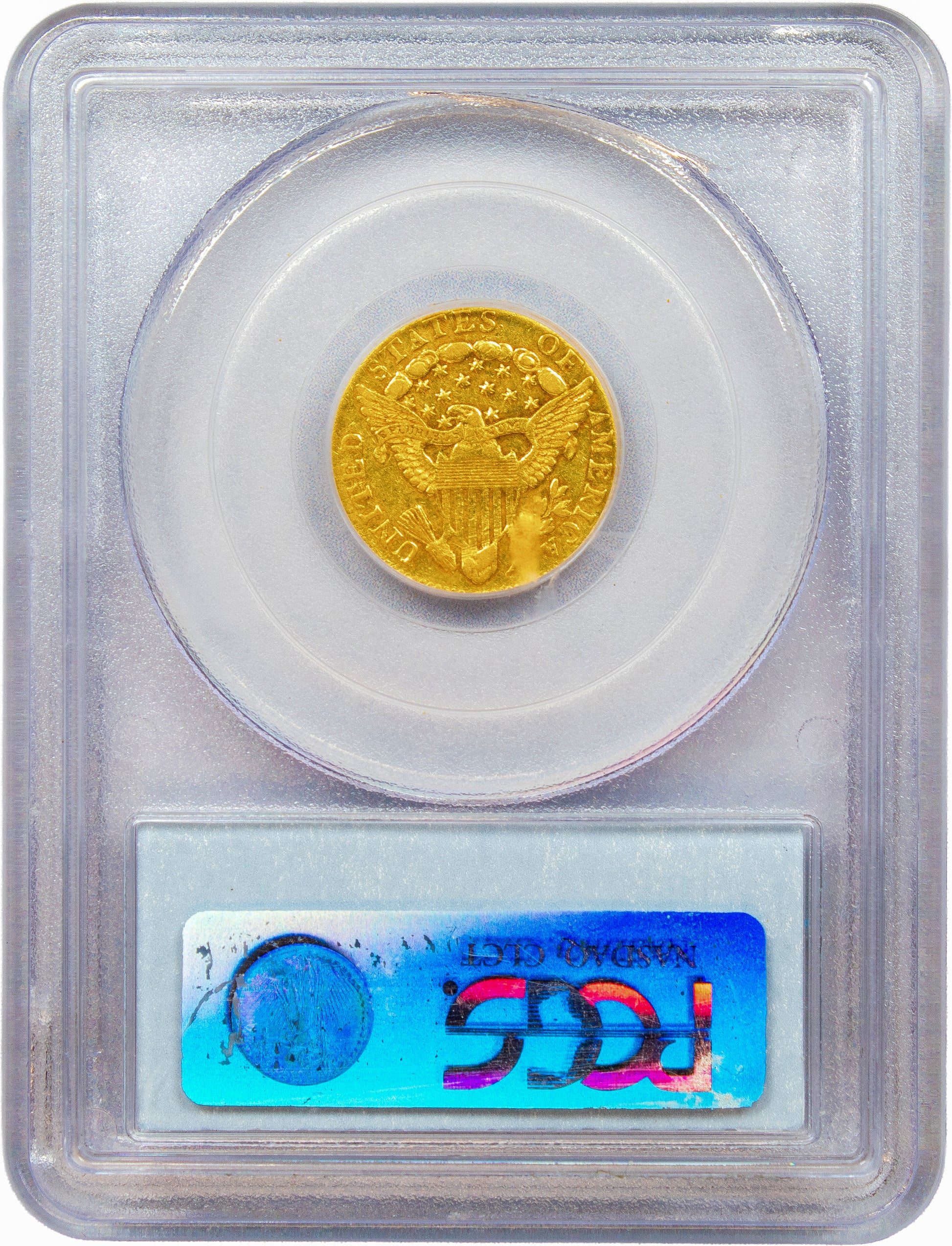 1804 $2.5 14 STARS REVERSE AU53 PCGS CAC REVERSE HOLDER