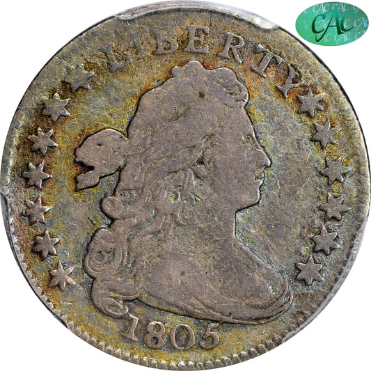 1805 10C 4 Berries F15 Pcgs Cac