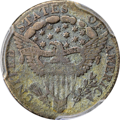 1805 10C 4 Berries F15 Pcgs Cac