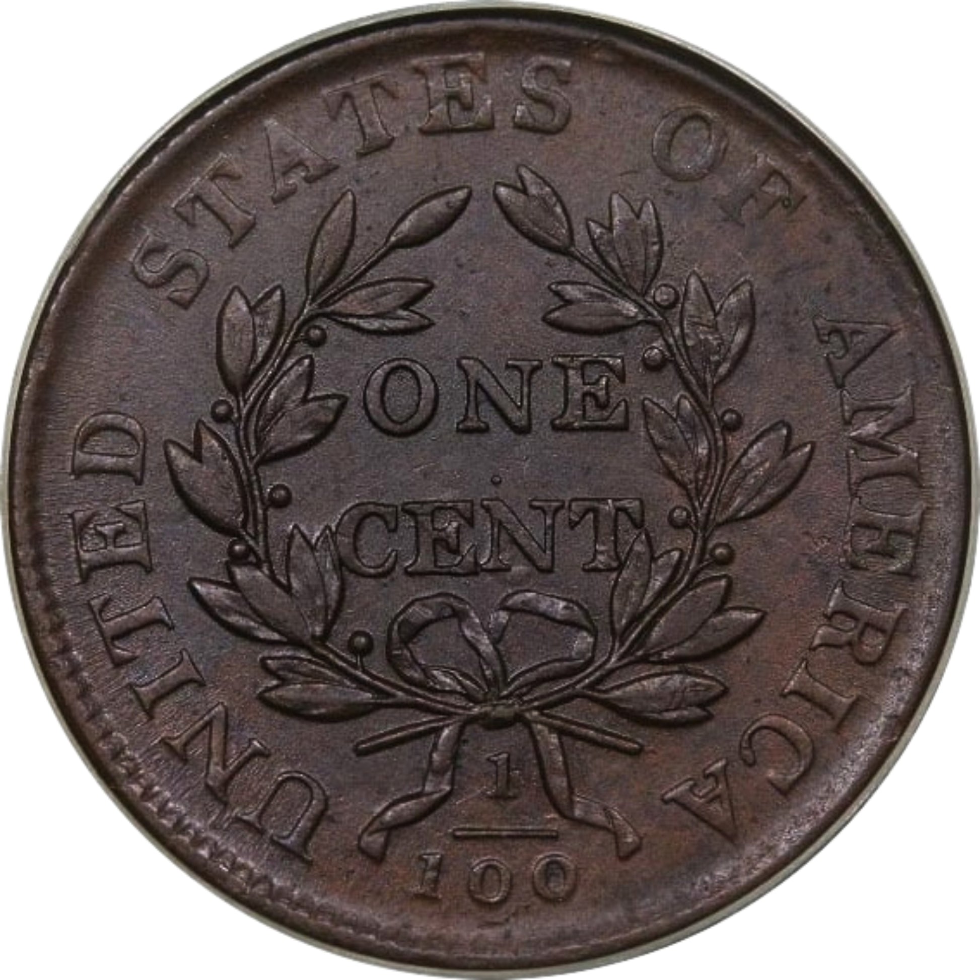 1805 1C AU55 OGH PCGS CAC REVERSE