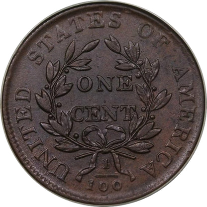 1805 1C AU55 OGH PCGS CAC REVERSE