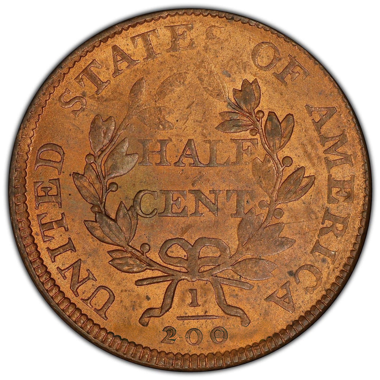 1806 1/2C MS63RD PCGS CAC