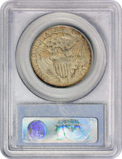 1806 50C KNOB 6 LARGE STARS VF30 PCGS CAC 50C