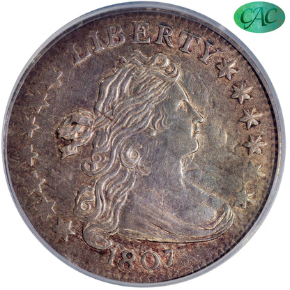 1807 10C AU58 PCGS CAC 10C