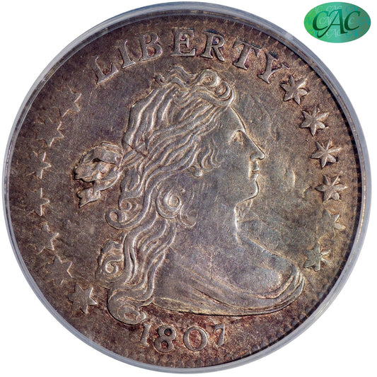 1807 10C AU58 PCGS CAC 10C
