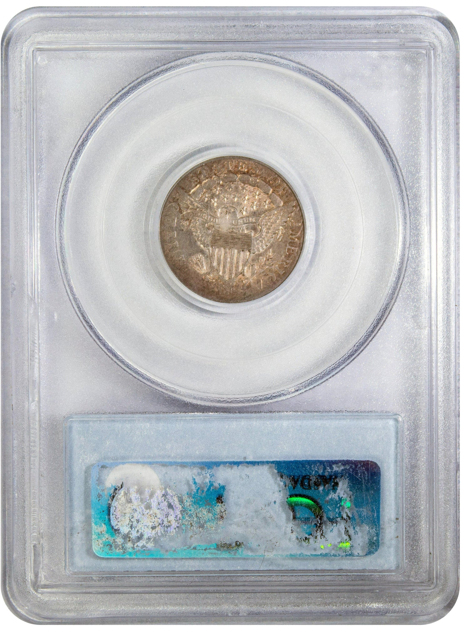 1807 10C AU58 PCGS CAC REVERSE HOLDER
