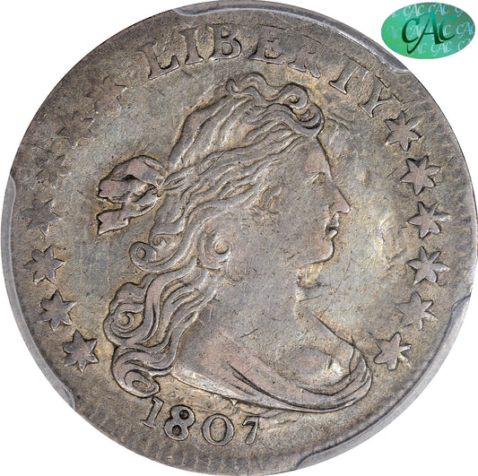 1807 10C Xf40 Pcgs Cac