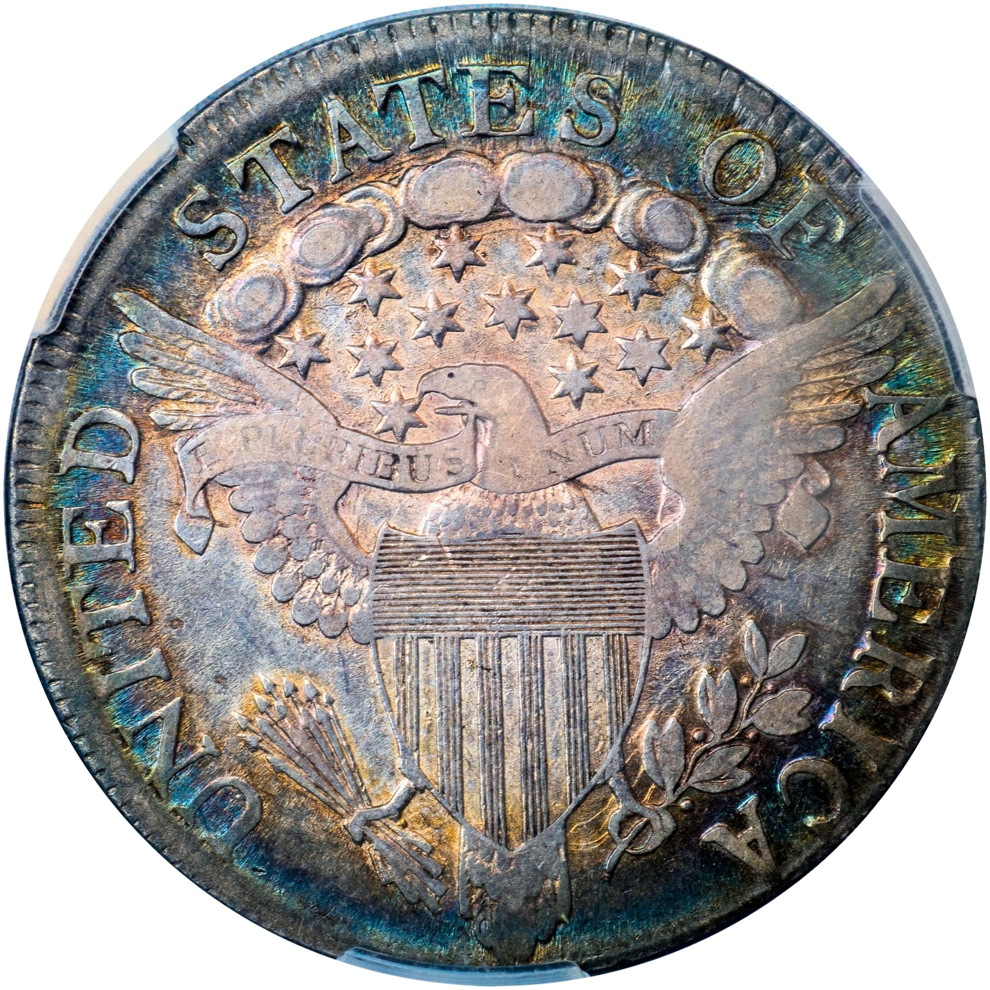 1807 50C DRAPED BUST F15 CACG 50C