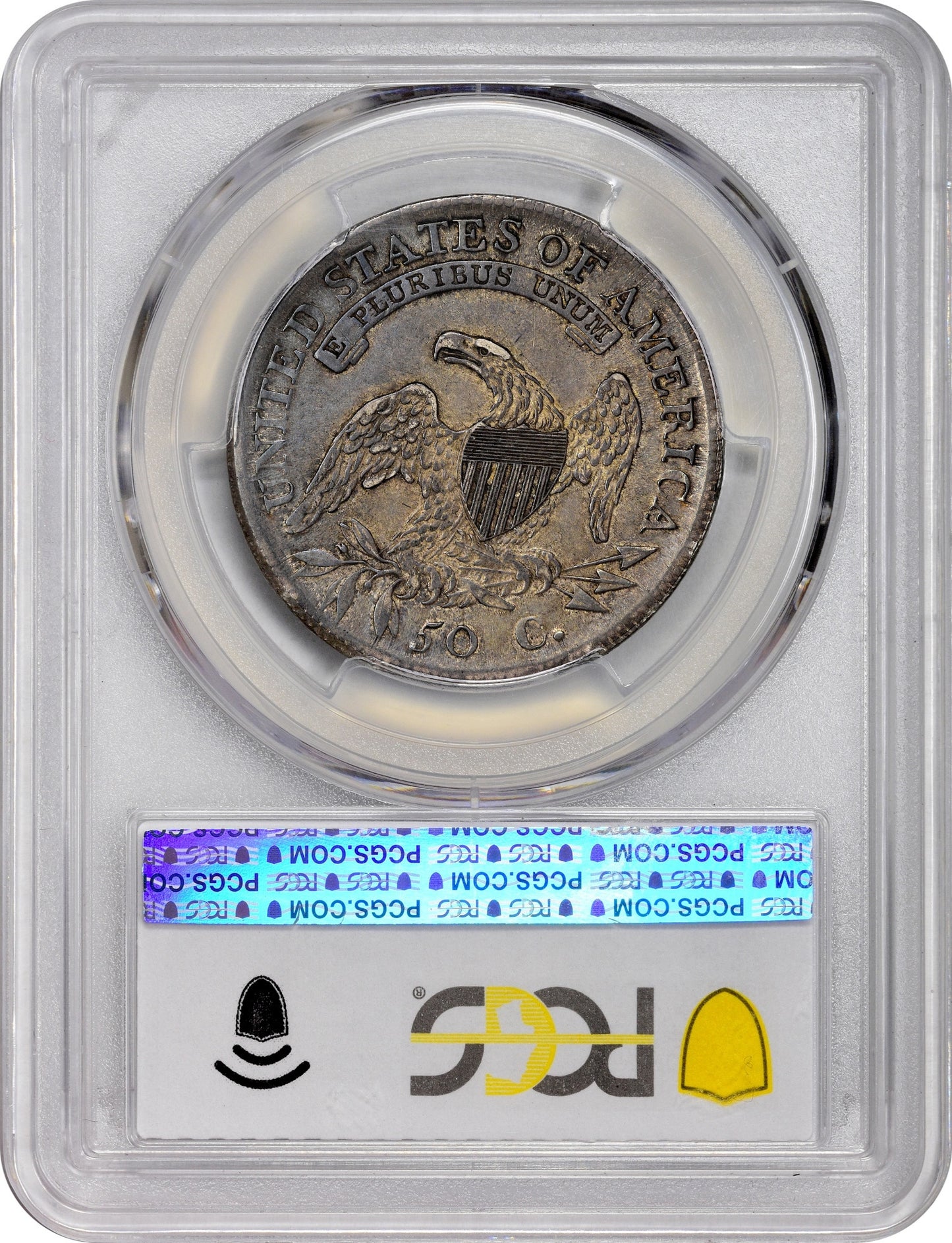 1811 50C LARGE 8 XF45+ PCGS CAC