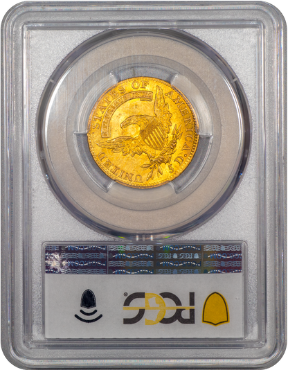1811 Capped Bust Half Eagle $5 SMALL 5 MS63 PCGS CAC Reverse Holder