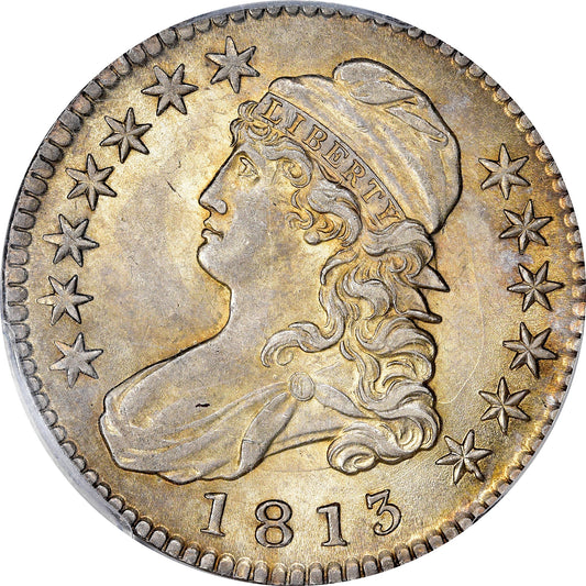 1813 50C AU58 PCGS