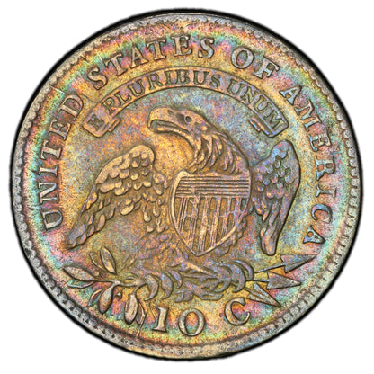 1814 10C Large Date Xf40 Pcgs Cac