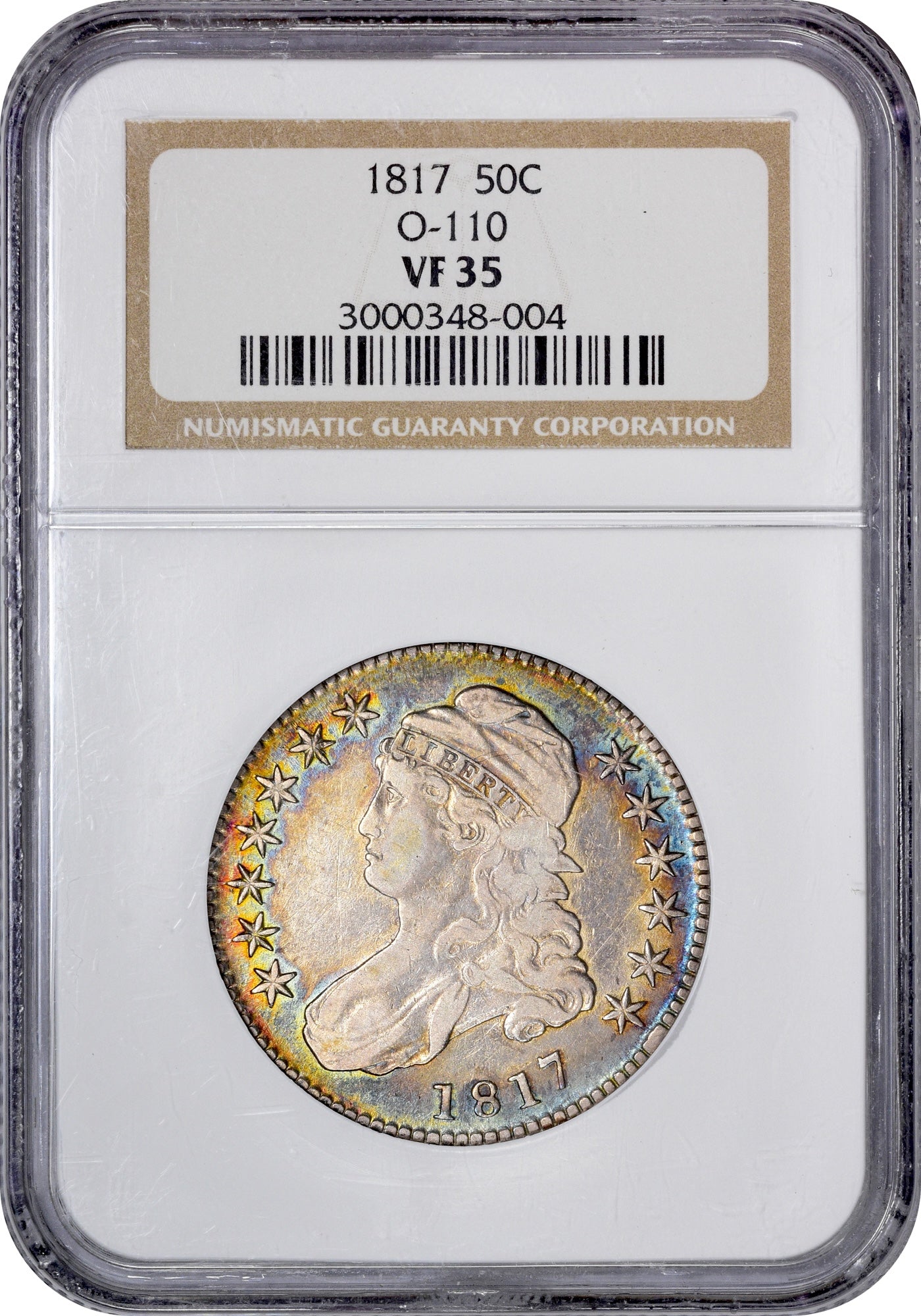 1817 50C VF35 NGC