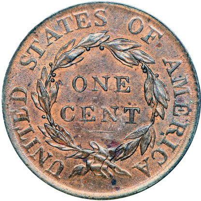 1818 1C MS64 BN PCGS CAC REVERSE