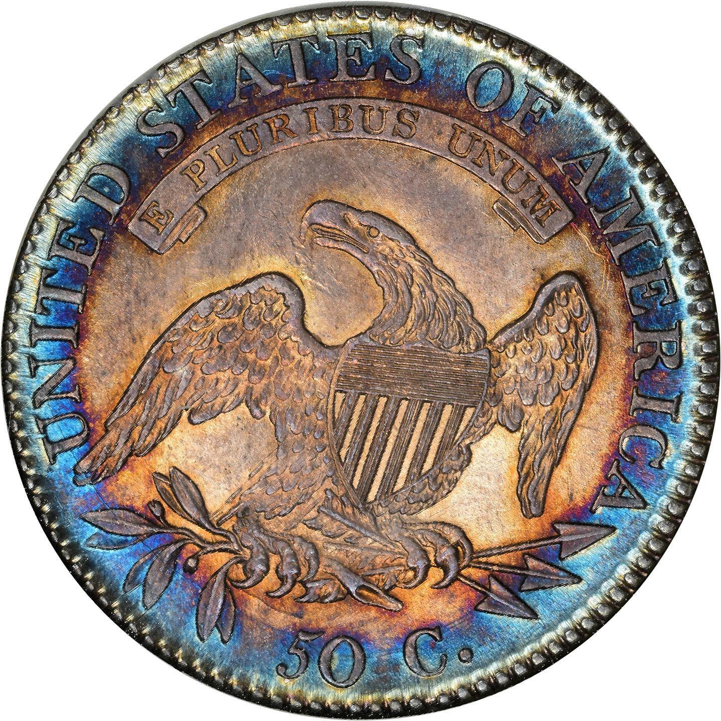 1818/7 50C LARGE 8 MS64 NGC OH CAC - Paradime Coins | PCGS NGC CACG CAC Rare US Numismatic Coins For Sale