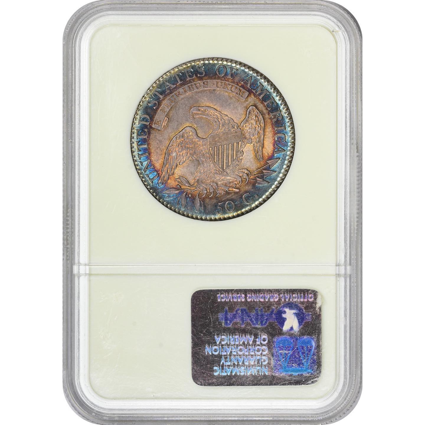 1818/7 50C LARGE 8 MS64 NGC OH CAC - Paradime Coins | PCGS NGC CACG CAC Rare US Numismatic Coins For Sale