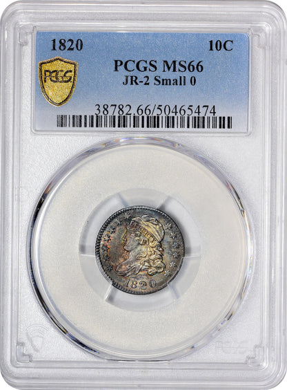 1820 10C SMALL 0 MS66 PCGS: Paradime Coins US Certified Rare Coins PCGS CAC NGC