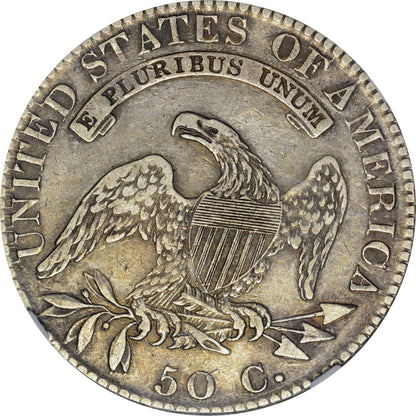 1820 50C O-107 NO SERIFS XF40 NGC
