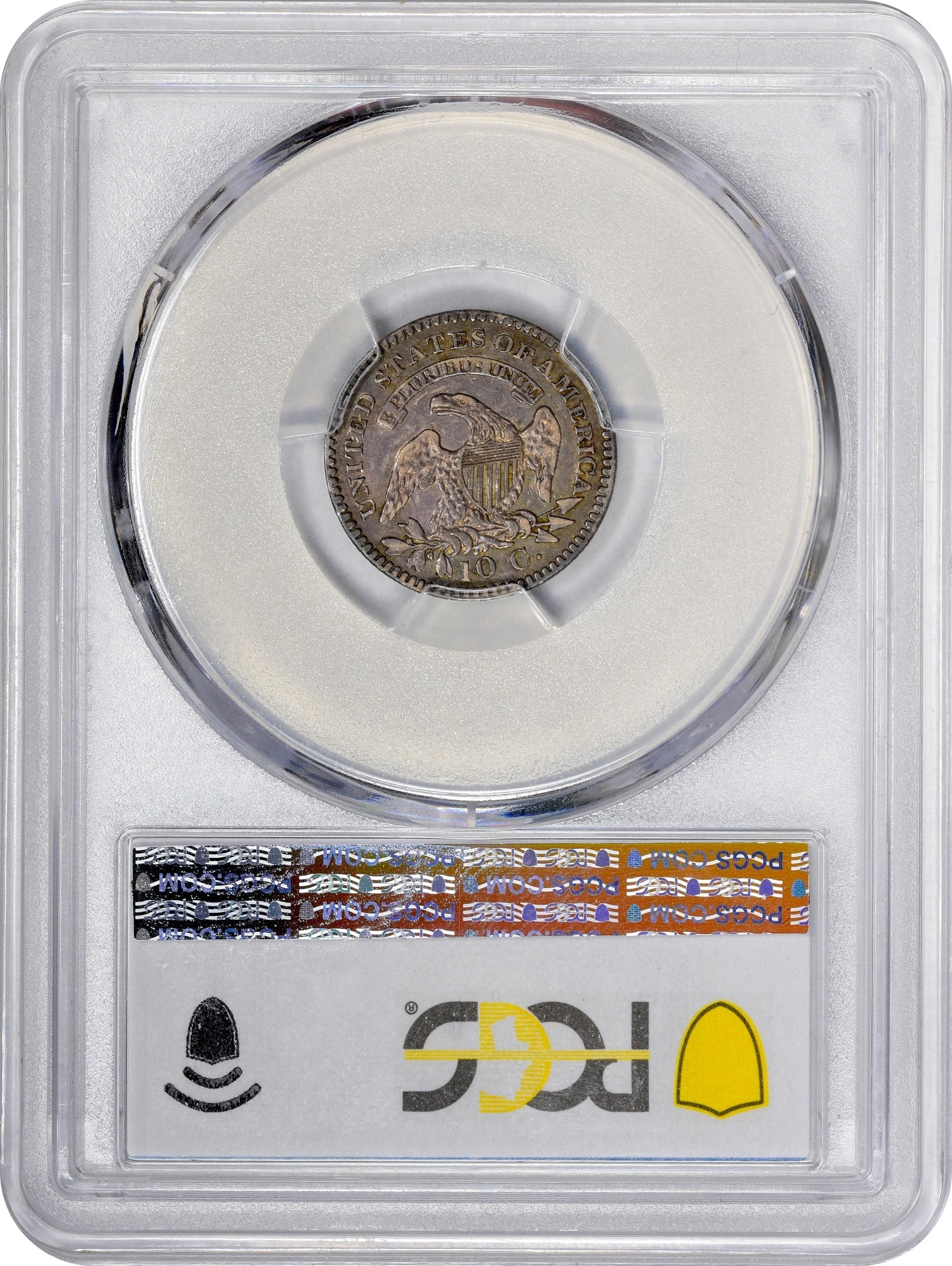 1821 10C SMALL DATE XF45 PCGS CAC 10C