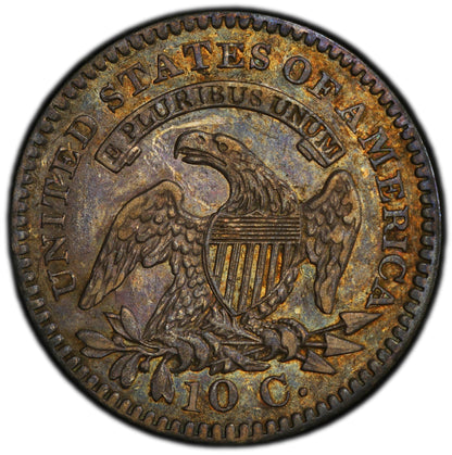 1821 10C SMALL DATE XF45 PCGS CAC 10C