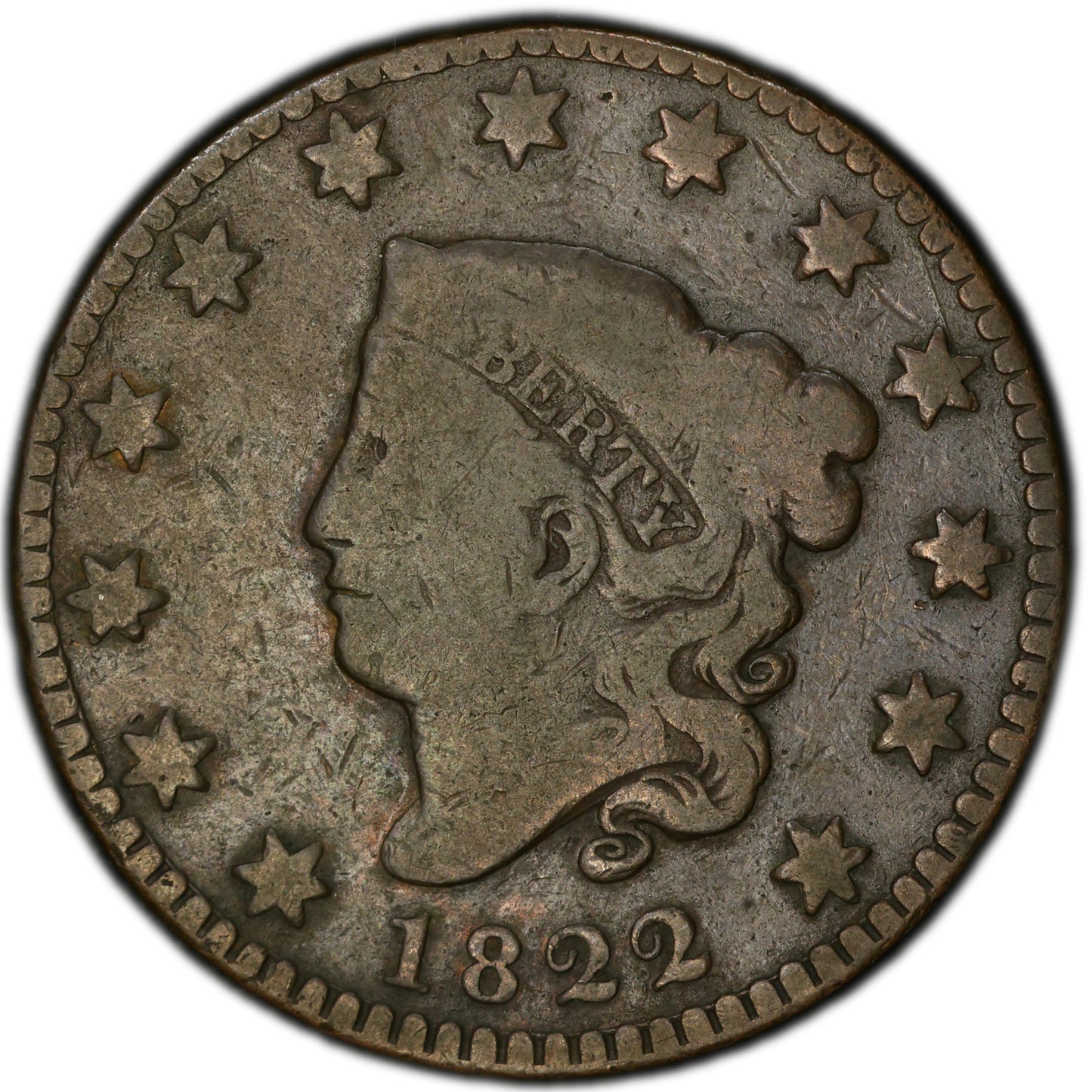 1822 1C N-14 G06 PCGS