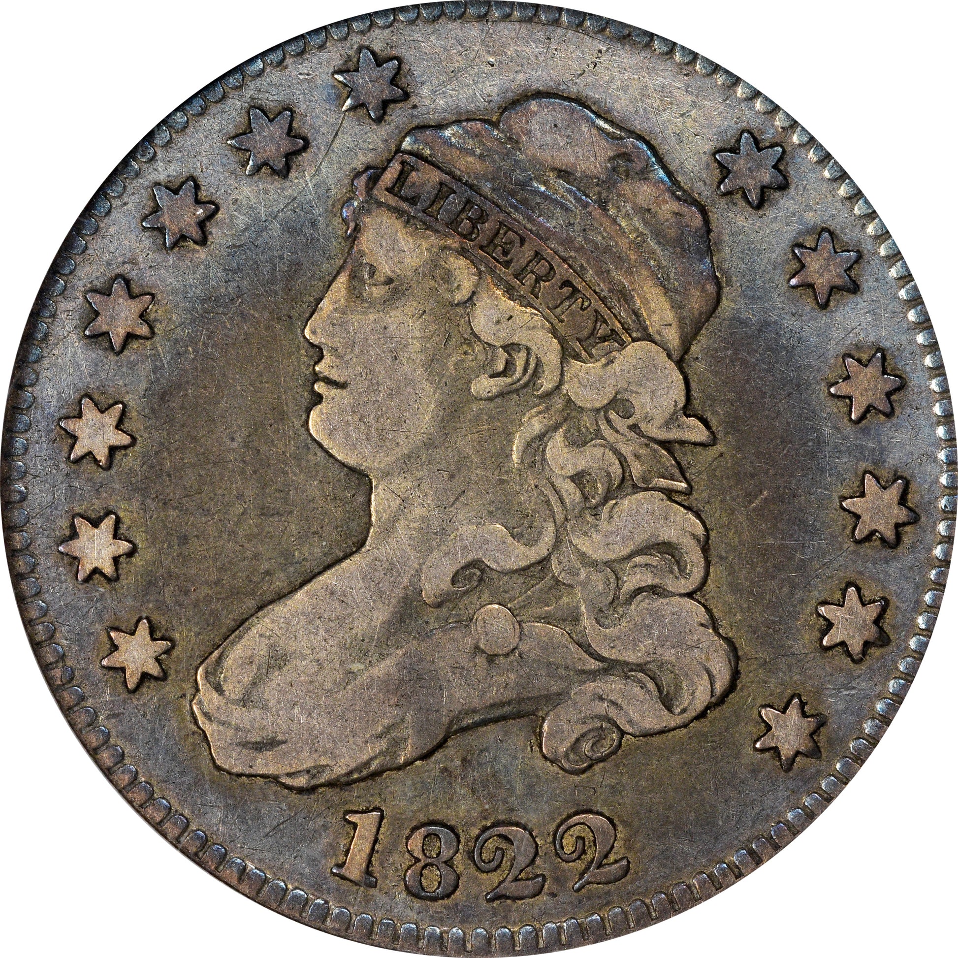 1822 25C VF20 OH ANACS