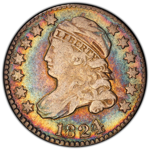1824/2 10C VF20 PCGS - Paradime Coins | PCGS NGC CACG CAC Rare US Numismatic Coins For Sale