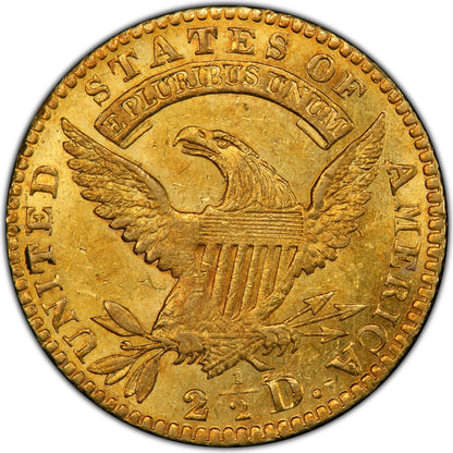 1824/1 Capped Bust Quarter Eagle $2.5 MS62 PCGS Reverse