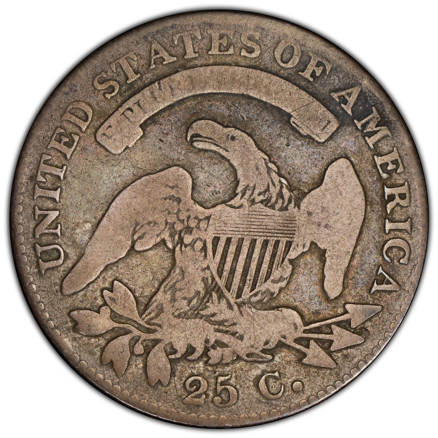 1824/2 25C Vg08 Pcgs Cac