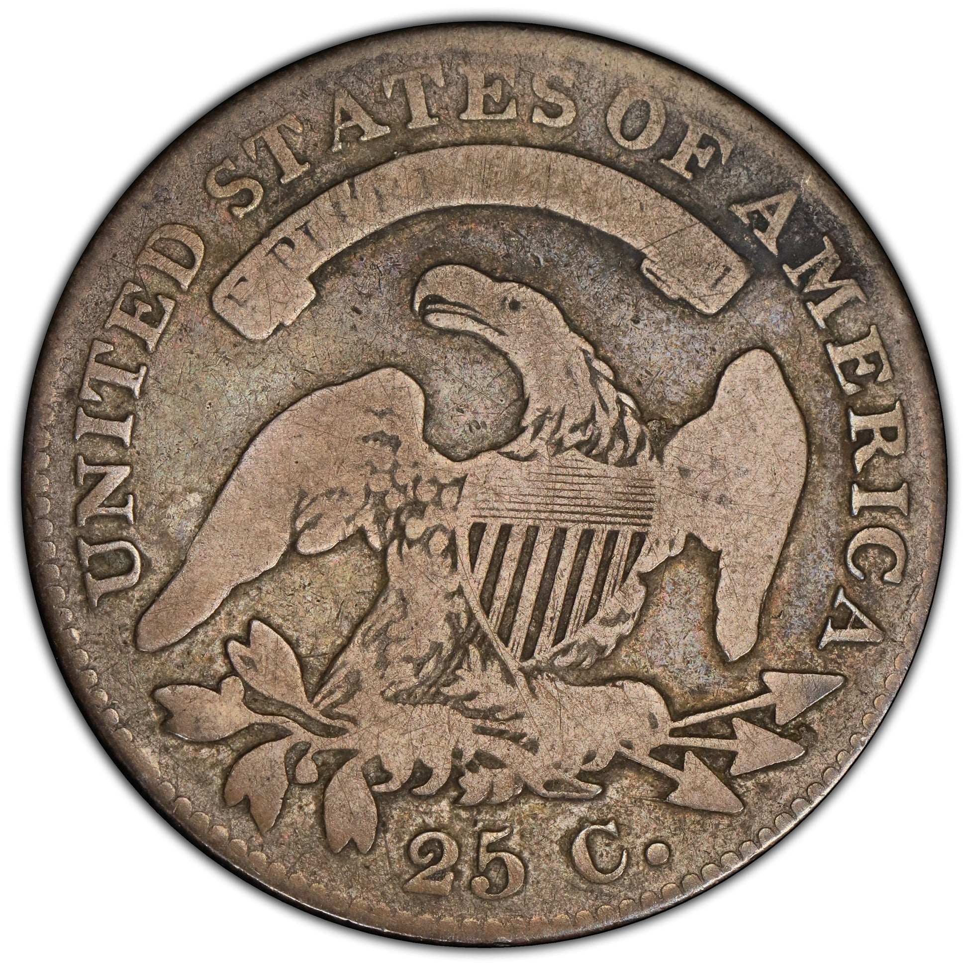 1824/2 25C Vg08 Pcgs Cac