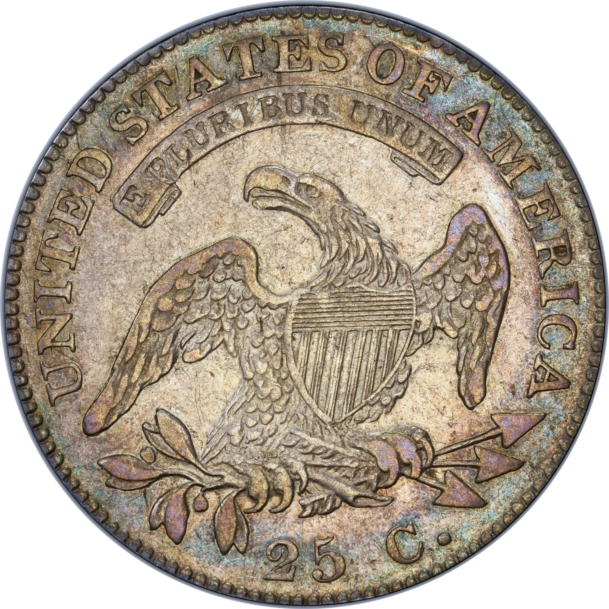 1825/4/(2) 25C B-3 Xf40 Pcgs Cac