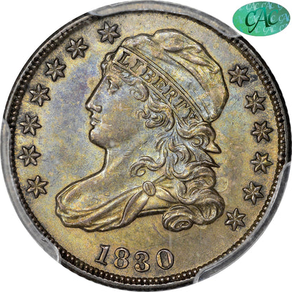 1830 10C Medium Ms63 Pcgs Cac