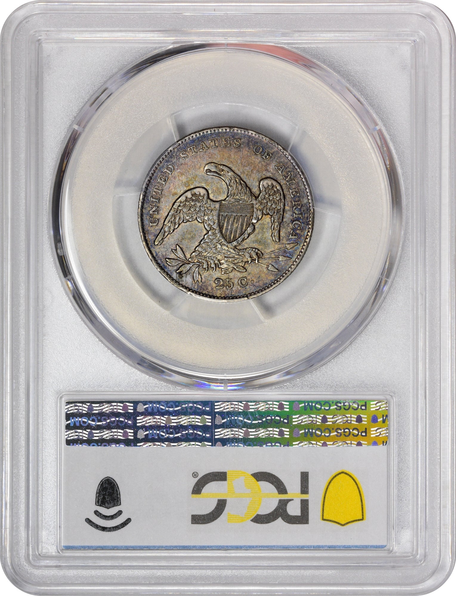 1831 25C Sm Lt Xf45 Pcgs Cac