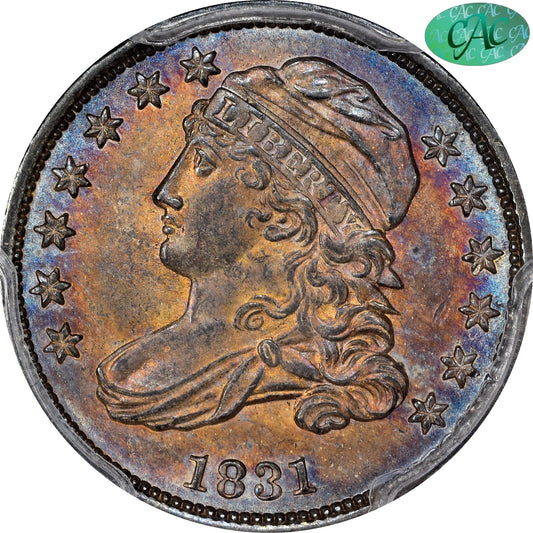 1831 10C MS65 PCGS CAC 10C