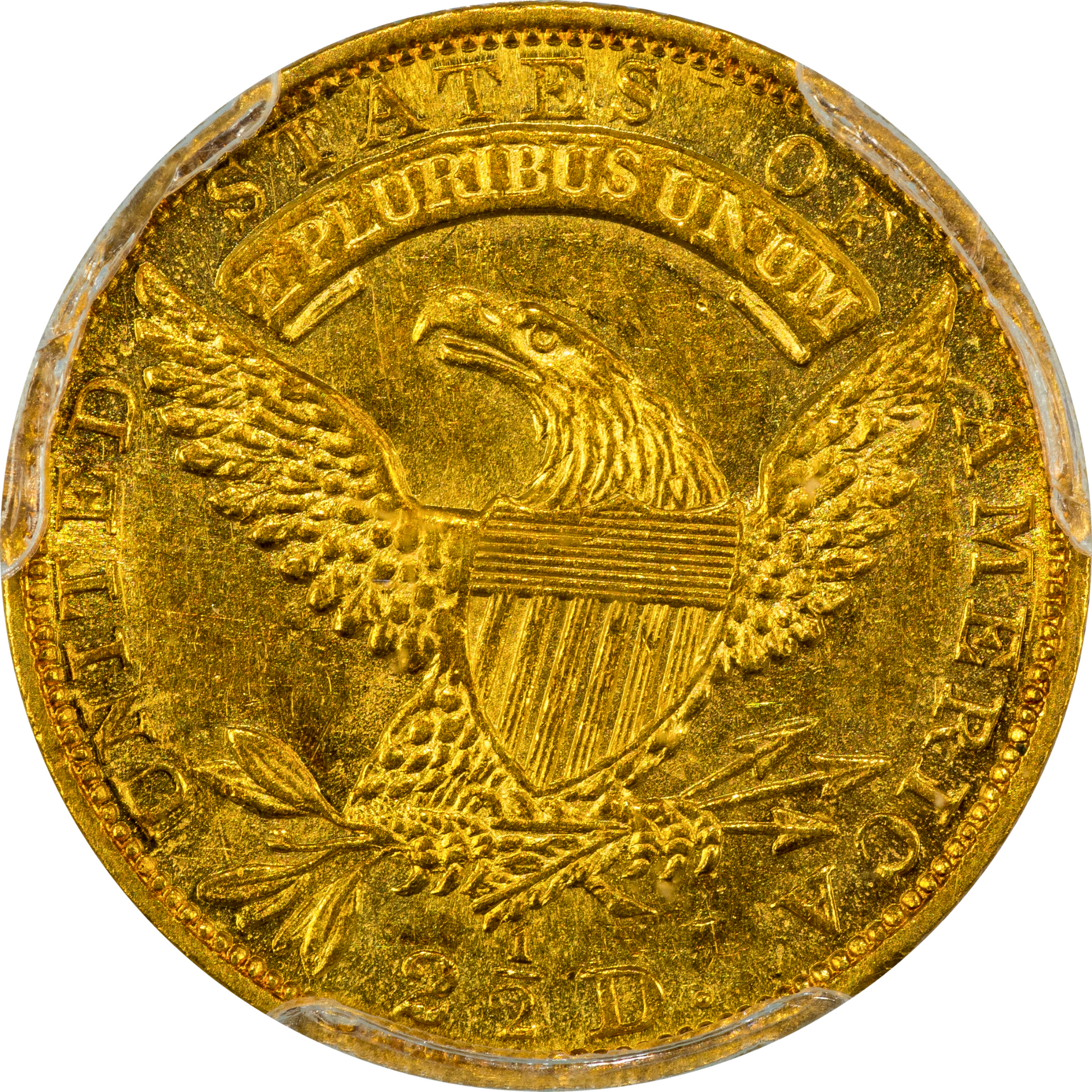 1832 $2.5 MS62 PCGS CAC $2.5