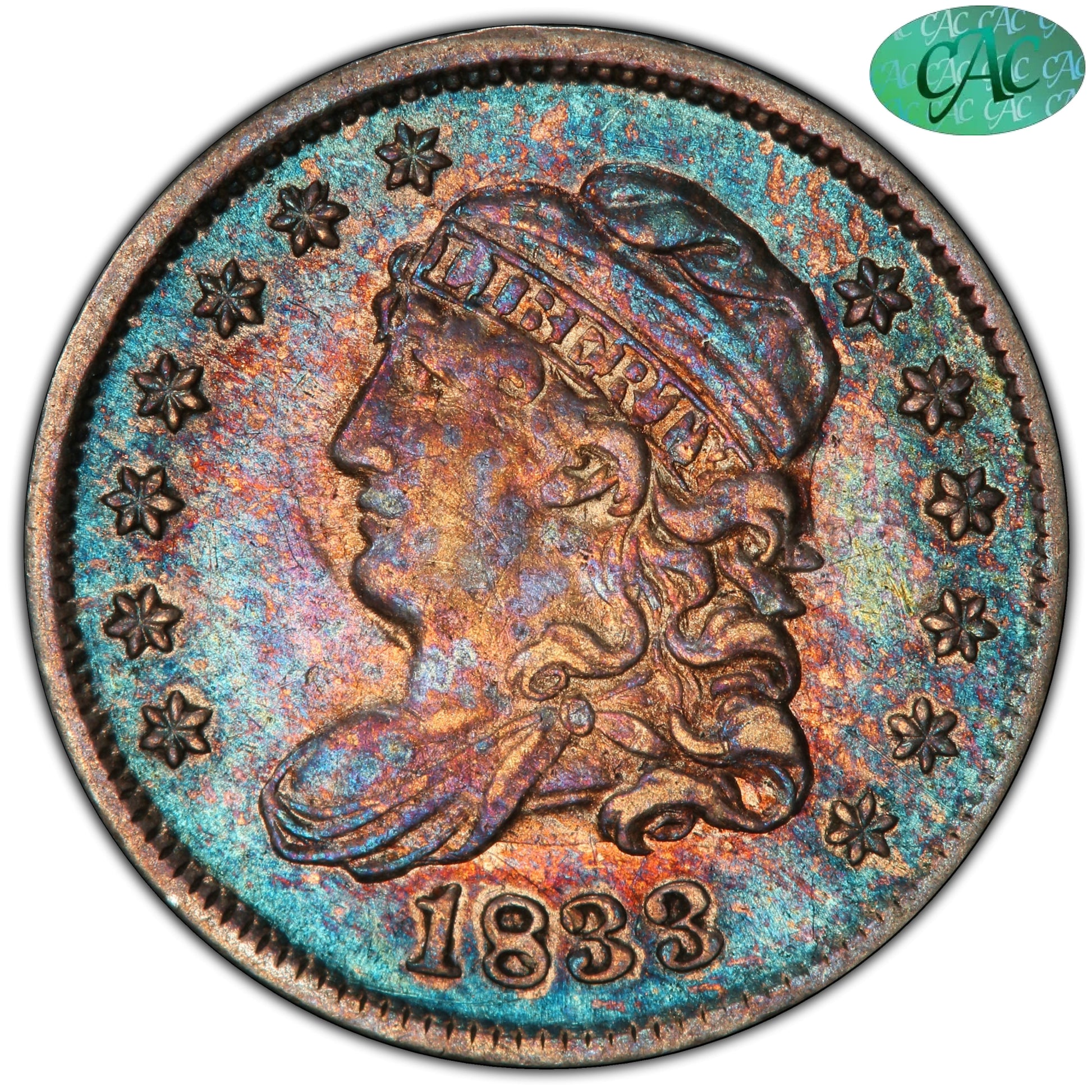 1833 H10C Au53 Pcgs Cac