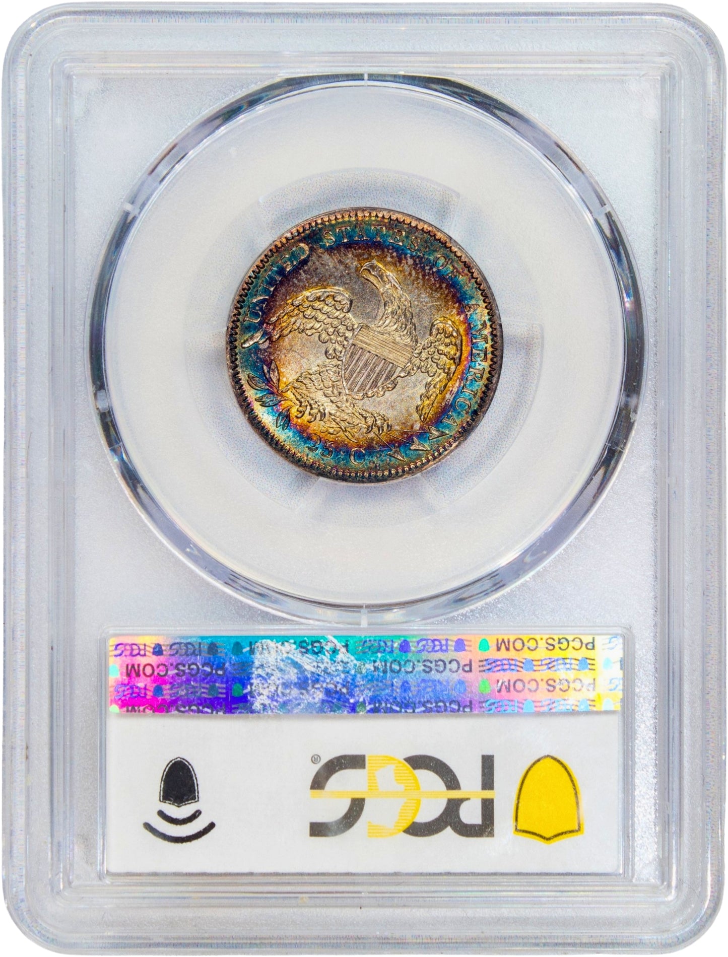 1834 25C MS65 PCGS CAC REVERSE HOLDER