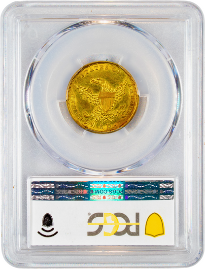 1834 $5 CLASSIC HEAD PLAIN 4 MS62 PCGS CAC $5