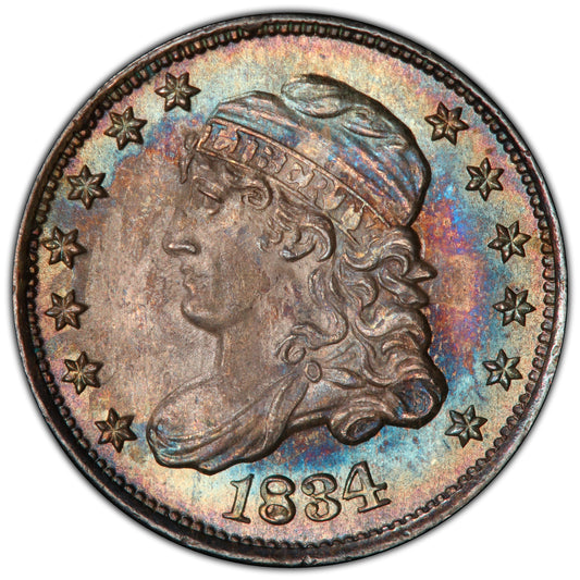 1834 H10C MS66 PCGS CAC